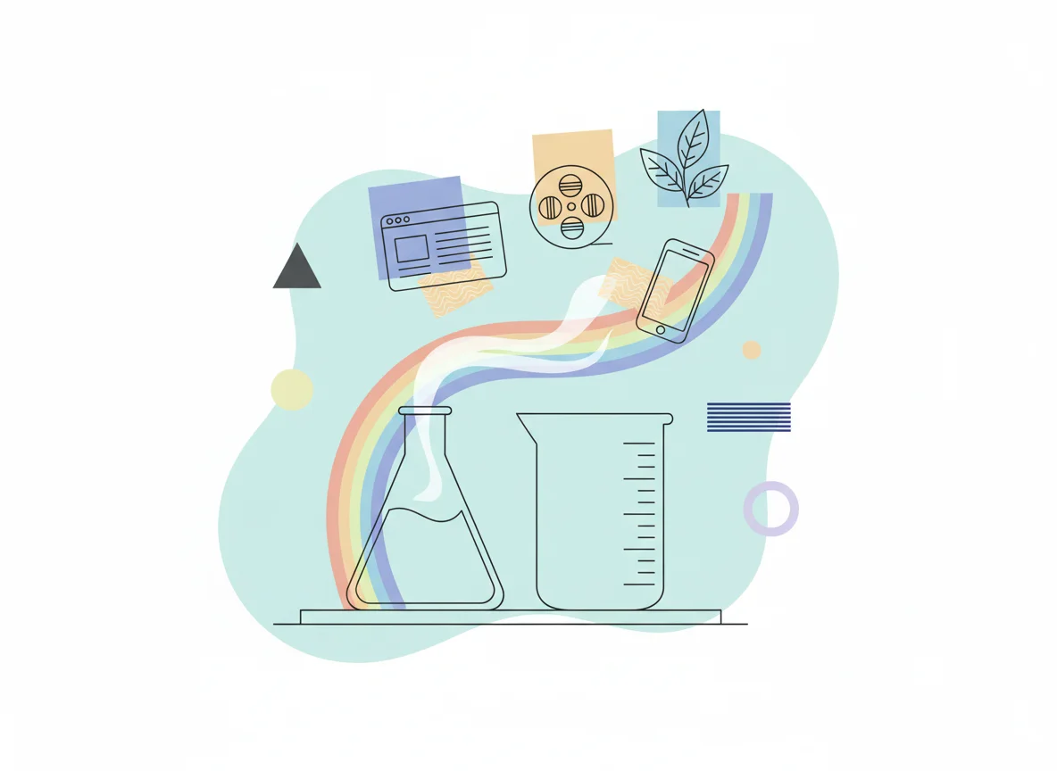 ムメイラボの制作領域を表したイラスト