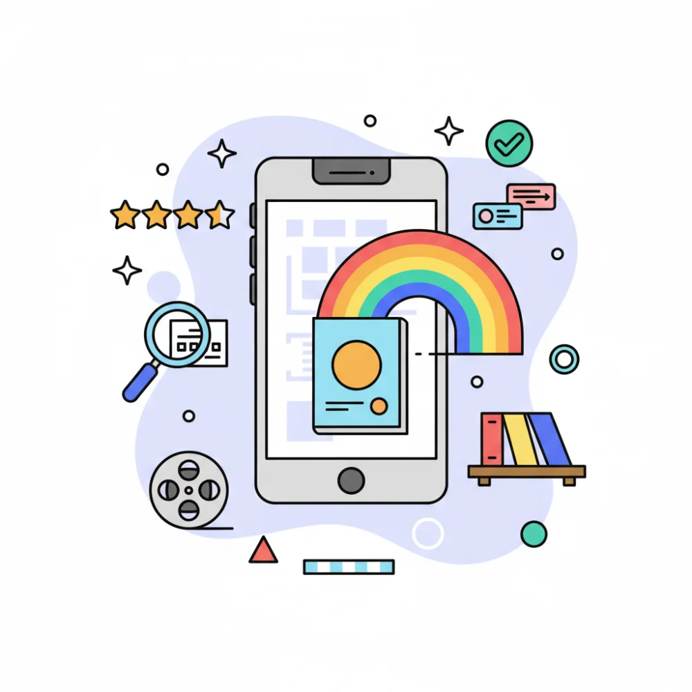 ササレビューのイメージイラスト